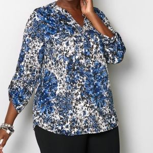 Gorgeous Abstract Dot Blouse